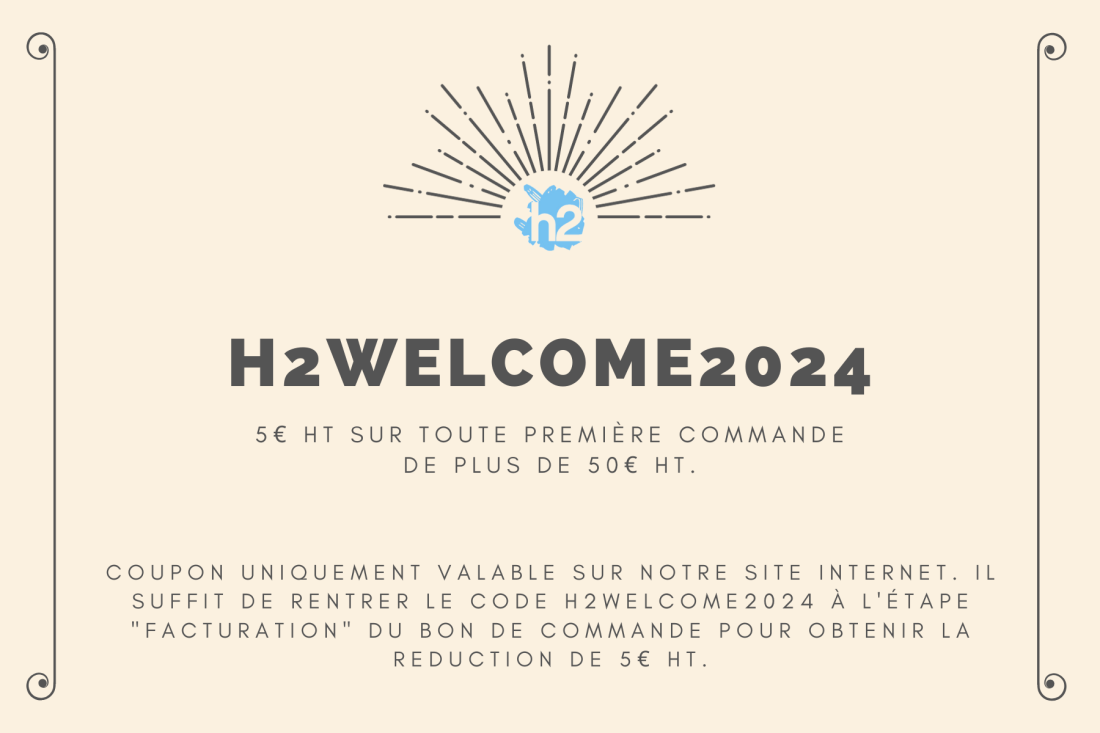 Bon de réduction h2impression sur votre première commande